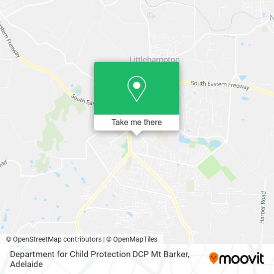 Department for Child Protection DCP Mt Barker map