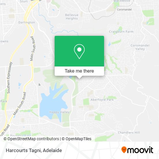 Mapa Harcourts Tagni