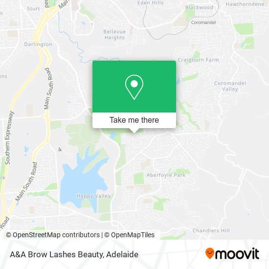 A&A Brow Lashes Beauty map