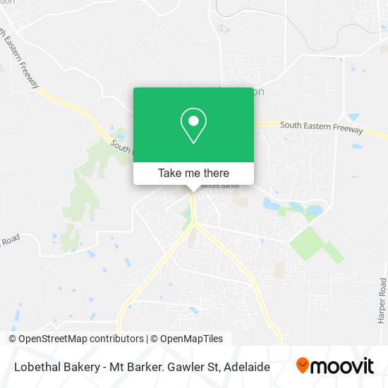 Lobethal Bakery - Mt Barker. Gawler St map
