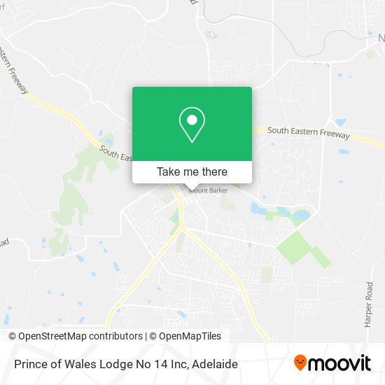 Prince of Wales Lodge No 14 Inc map