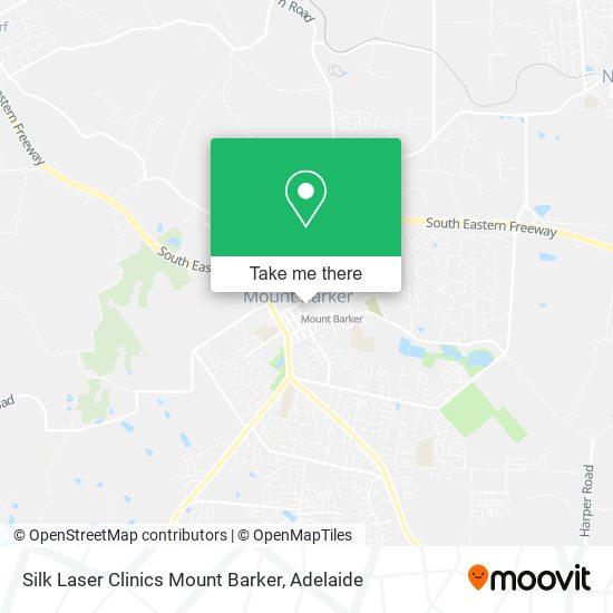 Silk Laser Clinics Mount Barker map