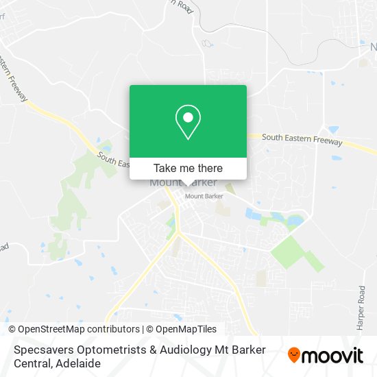 Specsavers Optometrists & Audiology Mt Barker Central map