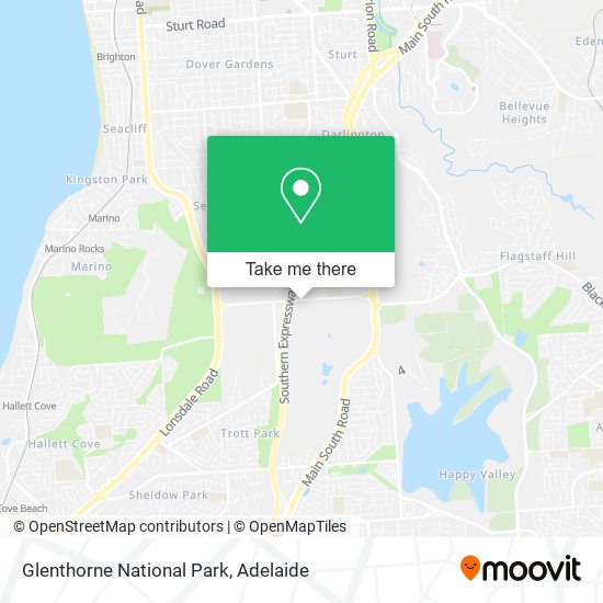 Glenthorne National Park map