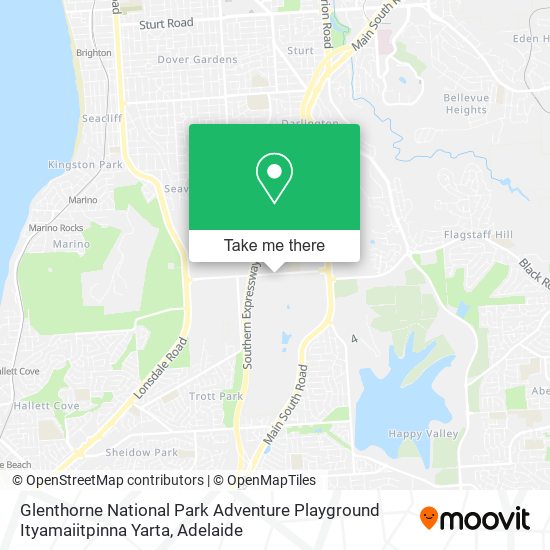 Glenthorne National Park Adventure Playground Ityamaiitpinna Yarta map
