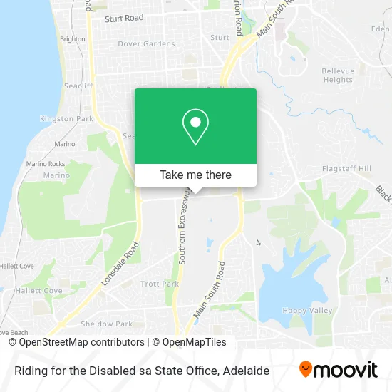 Mapa Riding for the Disabled sa State Office