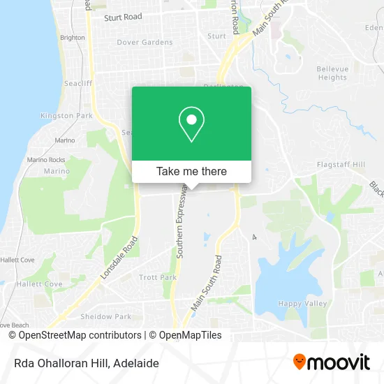 Mapa Rda Ohalloran Hill