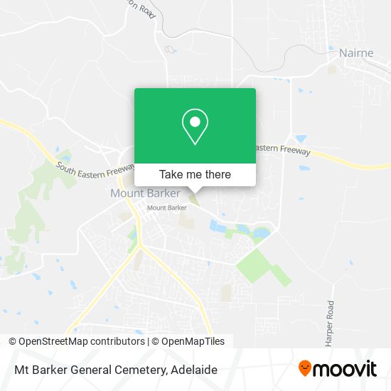 Mt Barker General Cemetery map