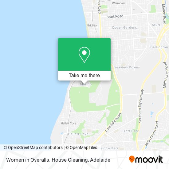 Women in Overalls. House Cleaning map