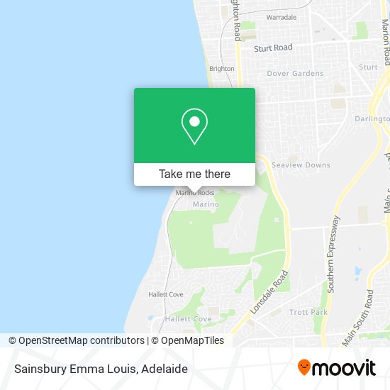 Sainsbury Emma Louis map