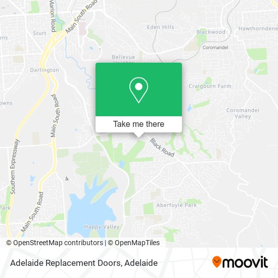 Adelaide Replacement Doors map