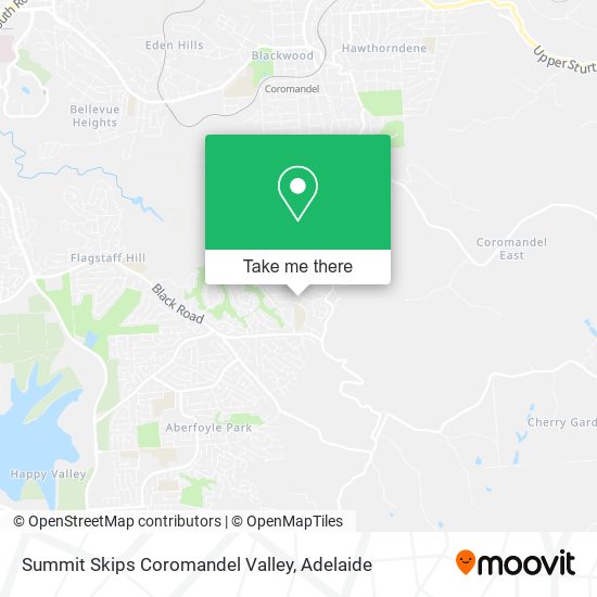 Mapa Summit Skips Coromandel Valley