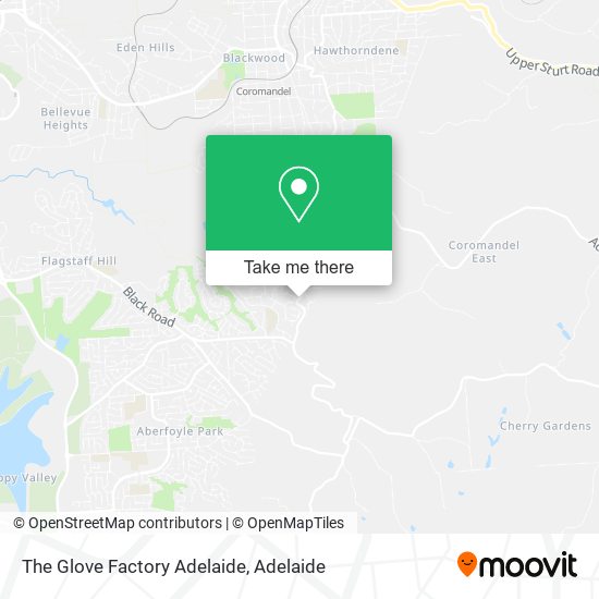 The Glove Factory Adelaide map