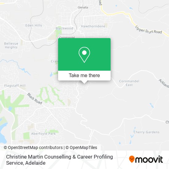 Mapa Christine Martin Counselling & Career Profiling Service