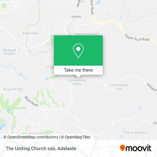 The Uniting Church sa's map