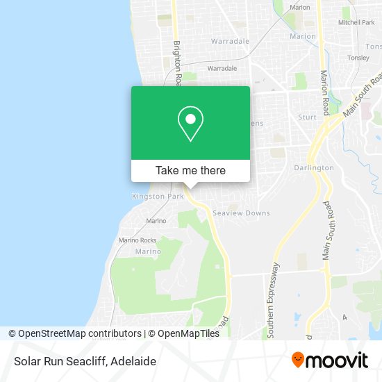 Solar Run Seacliff map