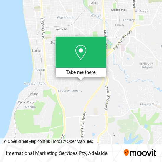International Marketing Services Pty map