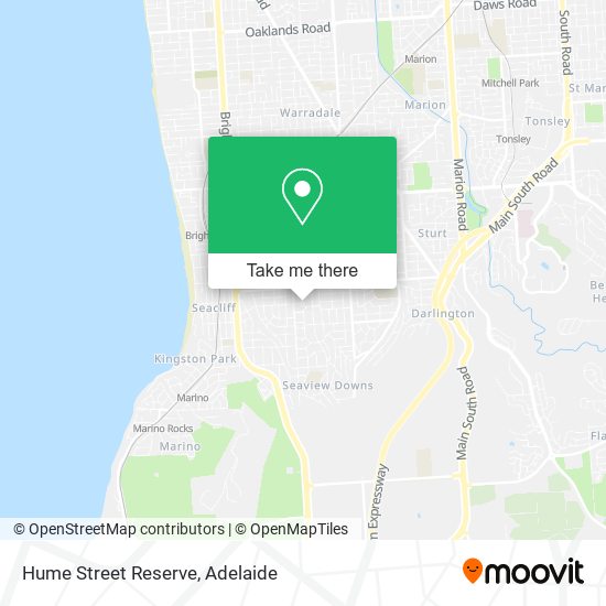 Mapa Hume Street Reserve