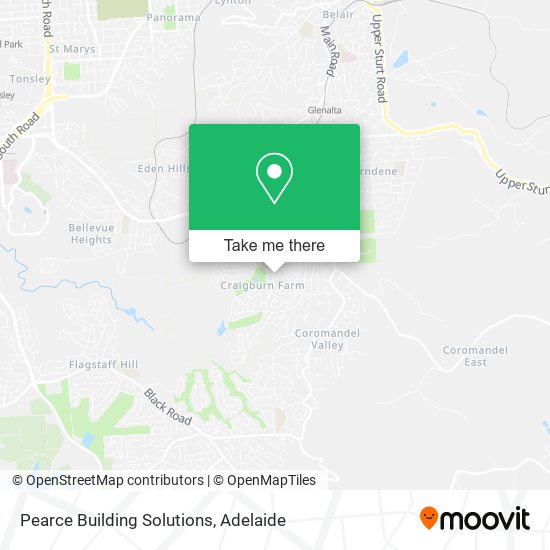 Pearce Building Solutions map