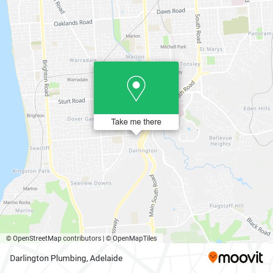 Mapa Darlington Plumbing