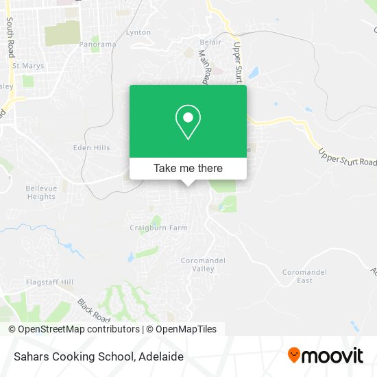 Sahars Cooking School map