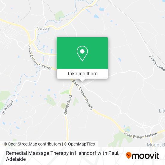 Remedial Massage Therapy in Hahndorf with Paul map