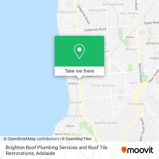 Mapa Brighton Roof Plumbing Services and Roof Tile Restorations