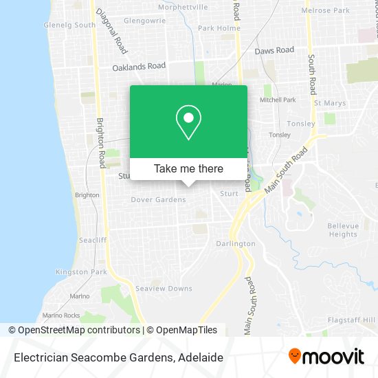 Electrician Seacombe Gardens map