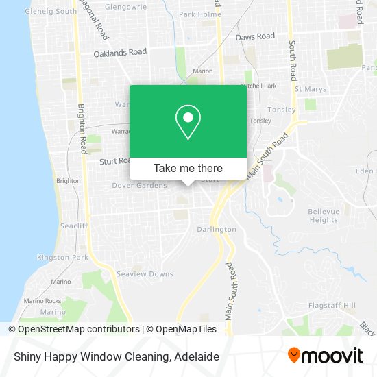 Shiny Happy Window Cleaning map