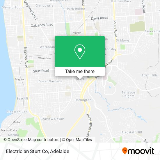 Electrician Sturt Co map