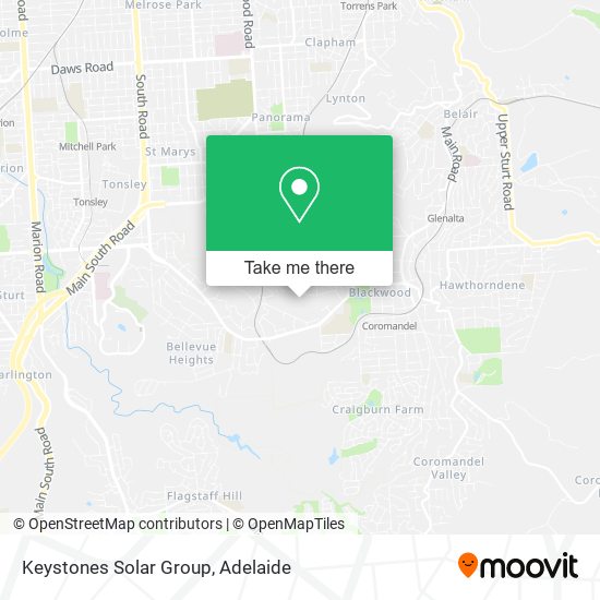 Mapa Keystones Solar Group