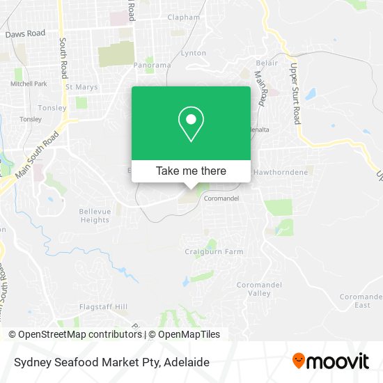Sydney Seafood Market Pty map