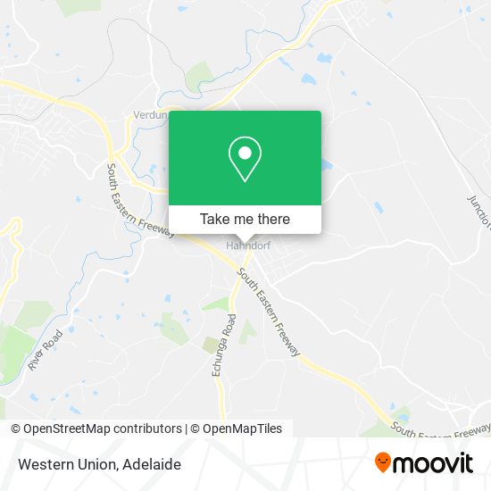 Western Union map