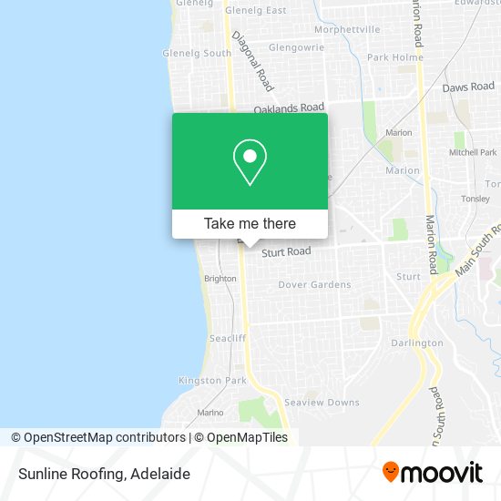 Sunline Roofing map