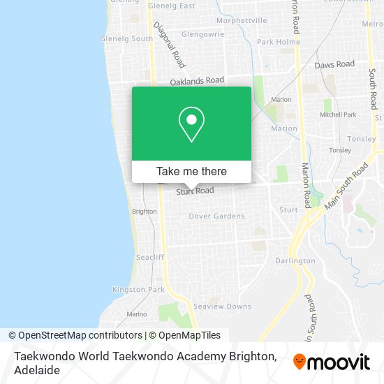 Taekwondo World Taekwondo Academy Brighton map