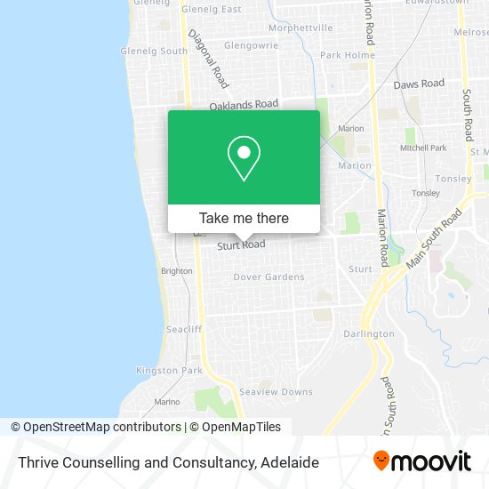 Thrive Counselling and Consultancy map