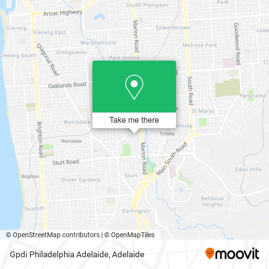 Gpdi Philadelphia Adelaide map