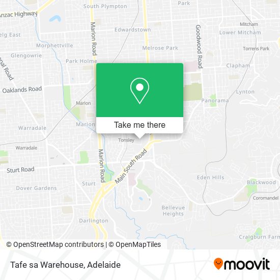 Tafe sa Warehouse map