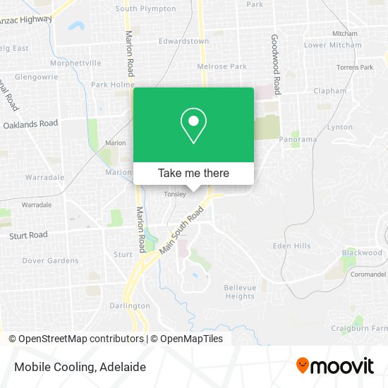 Mobile Cooling map