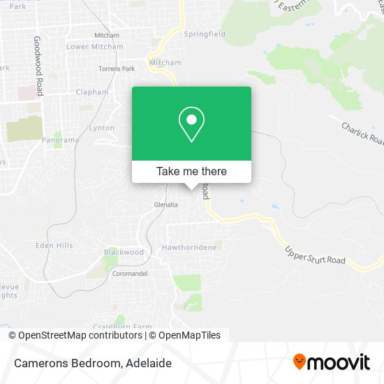 Camerons Bedroom map