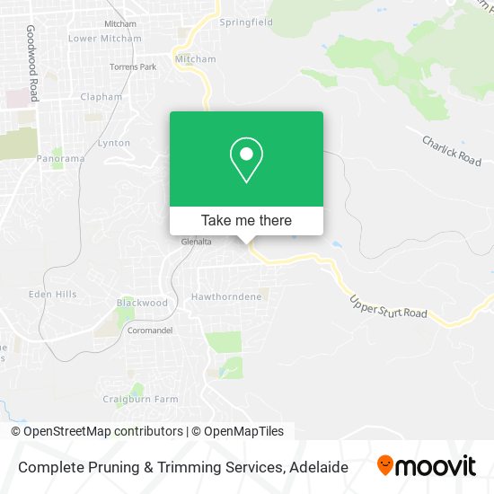 Complete Pruning & Trimming Services map