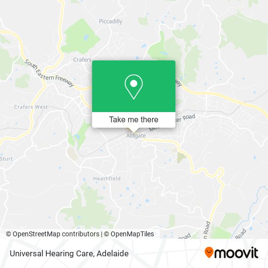 Mapa Universal Hearing Care