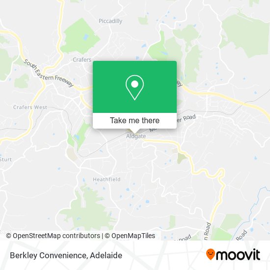 Berkley Convenience map