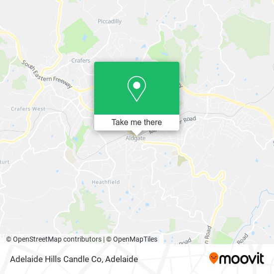 Adelaide Hills Candle Co map