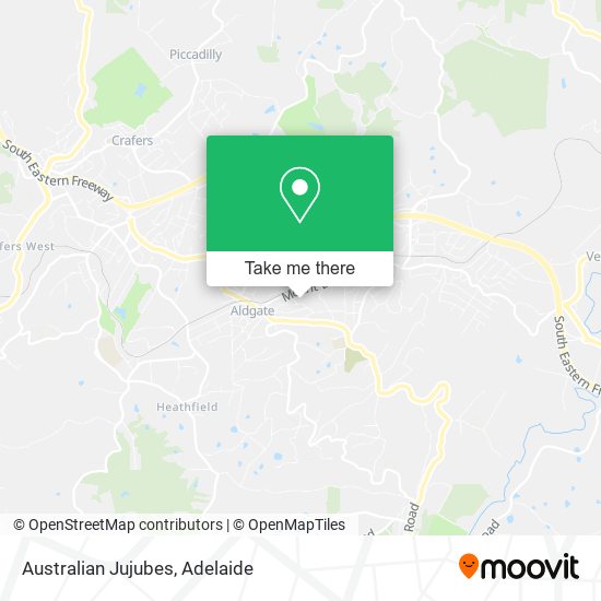 Australian Jujubes map