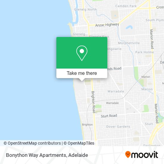 Bonython Way Apartments map