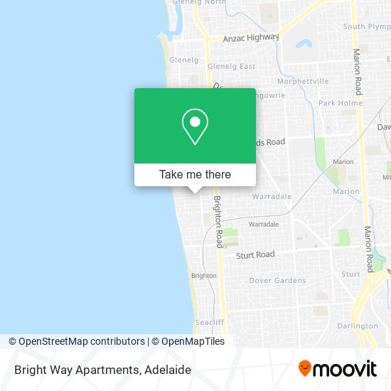 Bright Way Apartments map