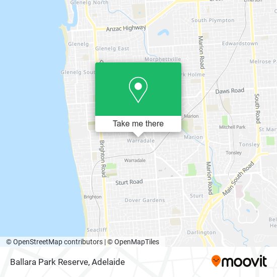 Mapa Ballara Park Reserve