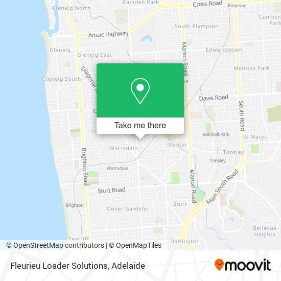 Fleurieu Loader Solutions map