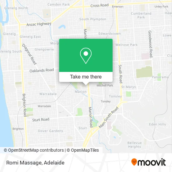 Romi Massage map
